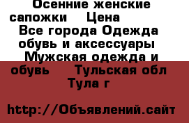 Осенние женские сапожки. › Цена ­ 2000.. - Все города Одежда, обувь и аксессуары » Мужская одежда и обувь   . Тульская обл.,Тула г.